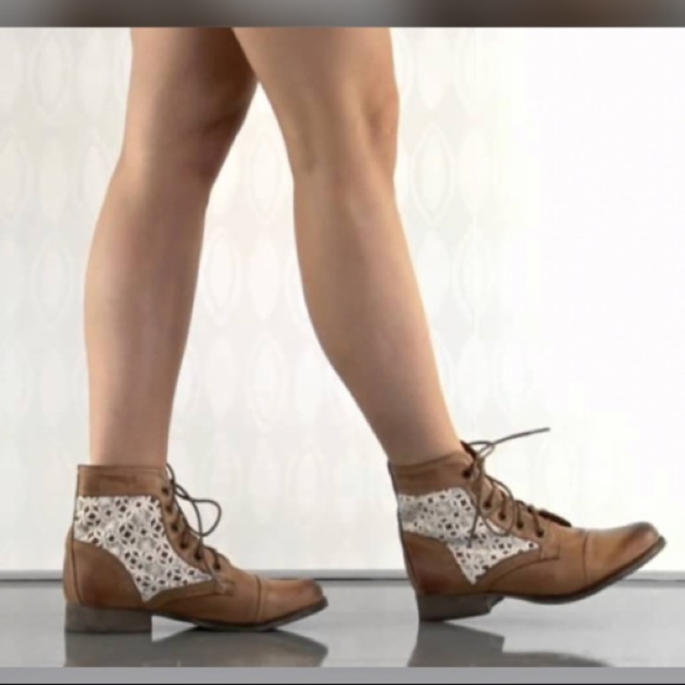 Steve Madden Crocheted Ankle Boots